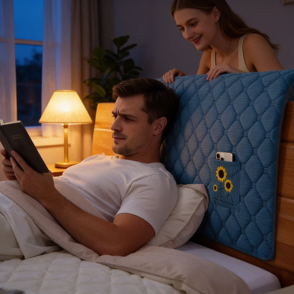 Velvique – Padded Stretch Velvet Headboard Slipcover