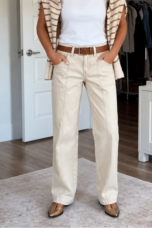 Lunelle – Straight-Leg Utility Trousers