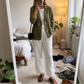 Corduraine – Notch Collar Single-Breasted Corduroy Blazer