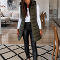 Wearbella – Longline Zip-Up Puffer Vest