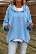 Wearbella – Wide-Sleeve Oversized Drape Hoodie