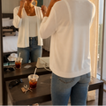 Wearbella – Semi-Sheer Open-Front Knit Cardigan