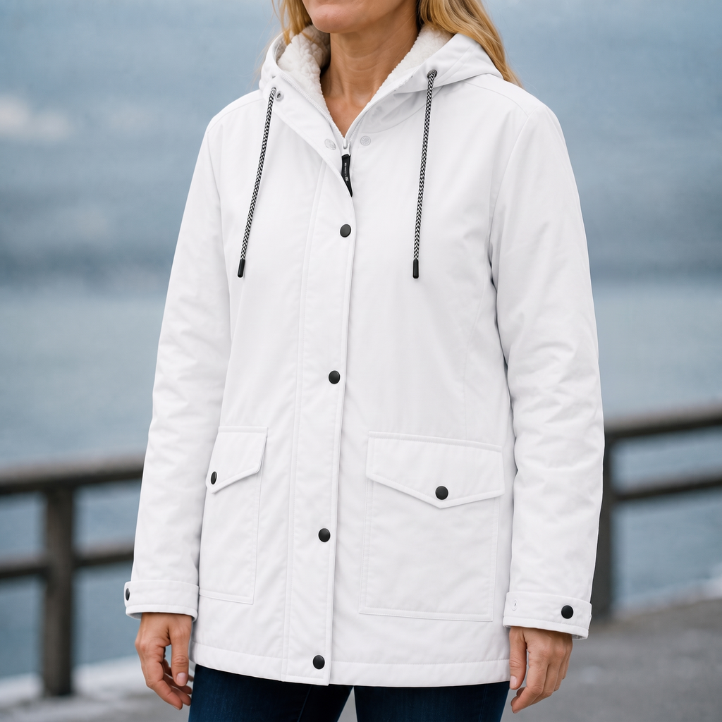 Windloft – Fleece-Lined Look Hooded Windproof Jacket