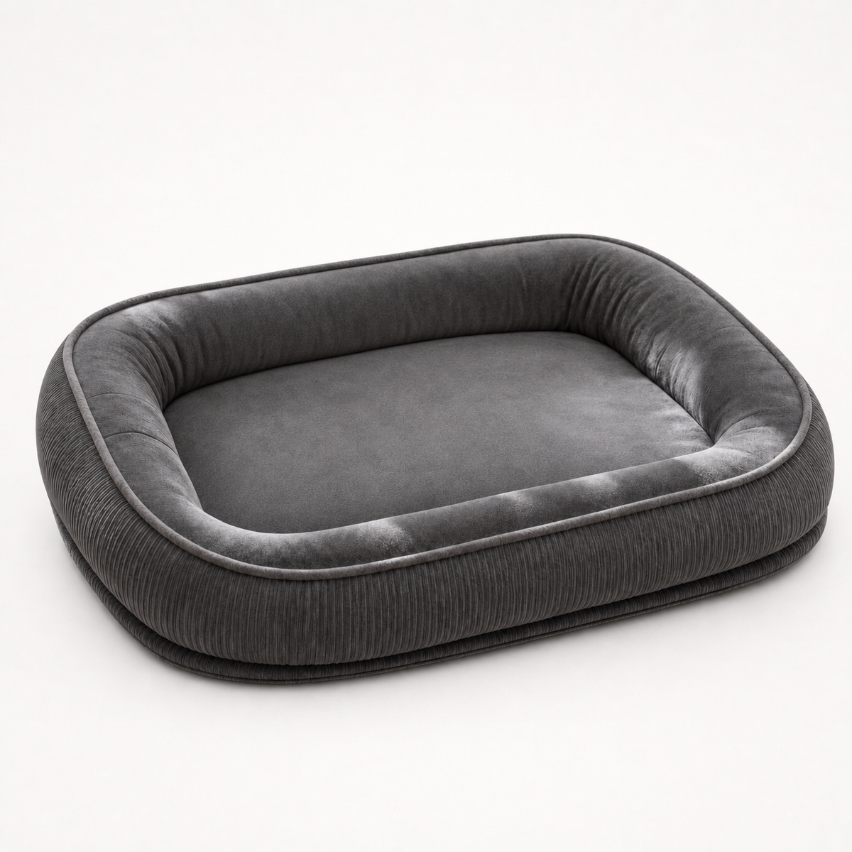 Denhaven – Two-Sided Bolster Dog Bed With Raised Edge