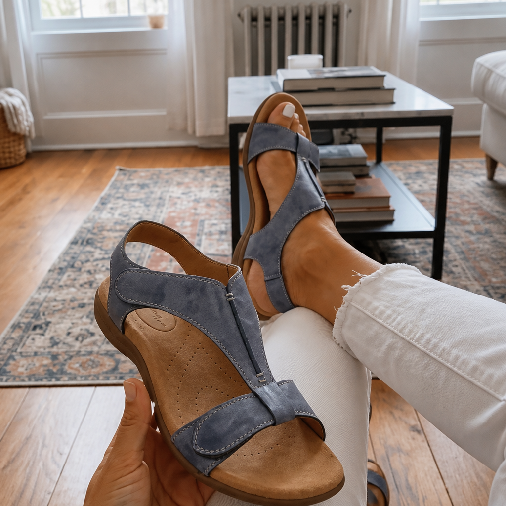 Wearbella – Dual-Strap Adjustable Slingback Sandals