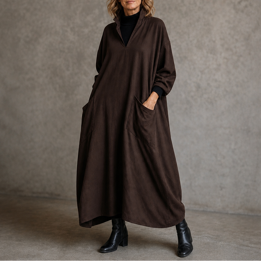 Wearbella – Cocoon Taper Mock Neck Dress