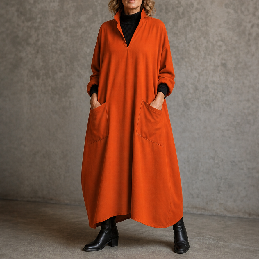 Wearbella – Cocoon Taper Mock Neck Dress