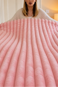 Plushwick – Two-Tone Reversible Rabbit Plush Blanket