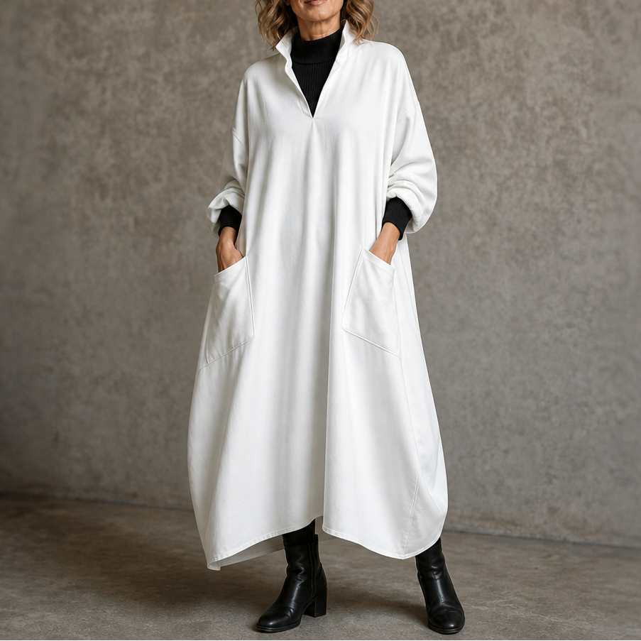 Wearbella – Cocoon Taper Mock Neck Dress
