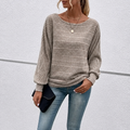 Mayfield – Striped Boat-Neck Long-Sleeve Knit Top