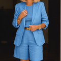 Wearbella – Open-Front Top And Bermuda Shorts Set