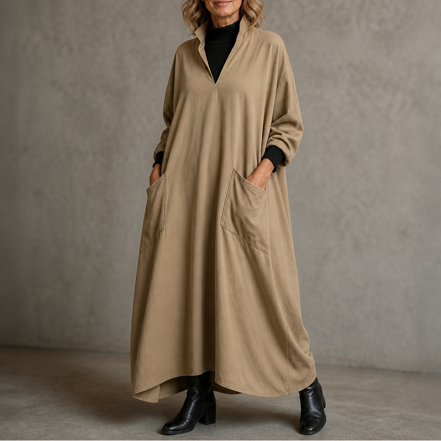 Wearbella – Cocoon Taper Mock Neck Dress