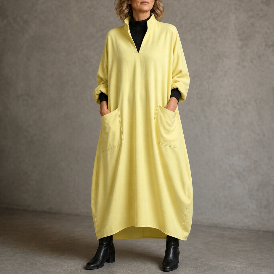 Wearbella – Cocoon Taper Mock Neck Dress