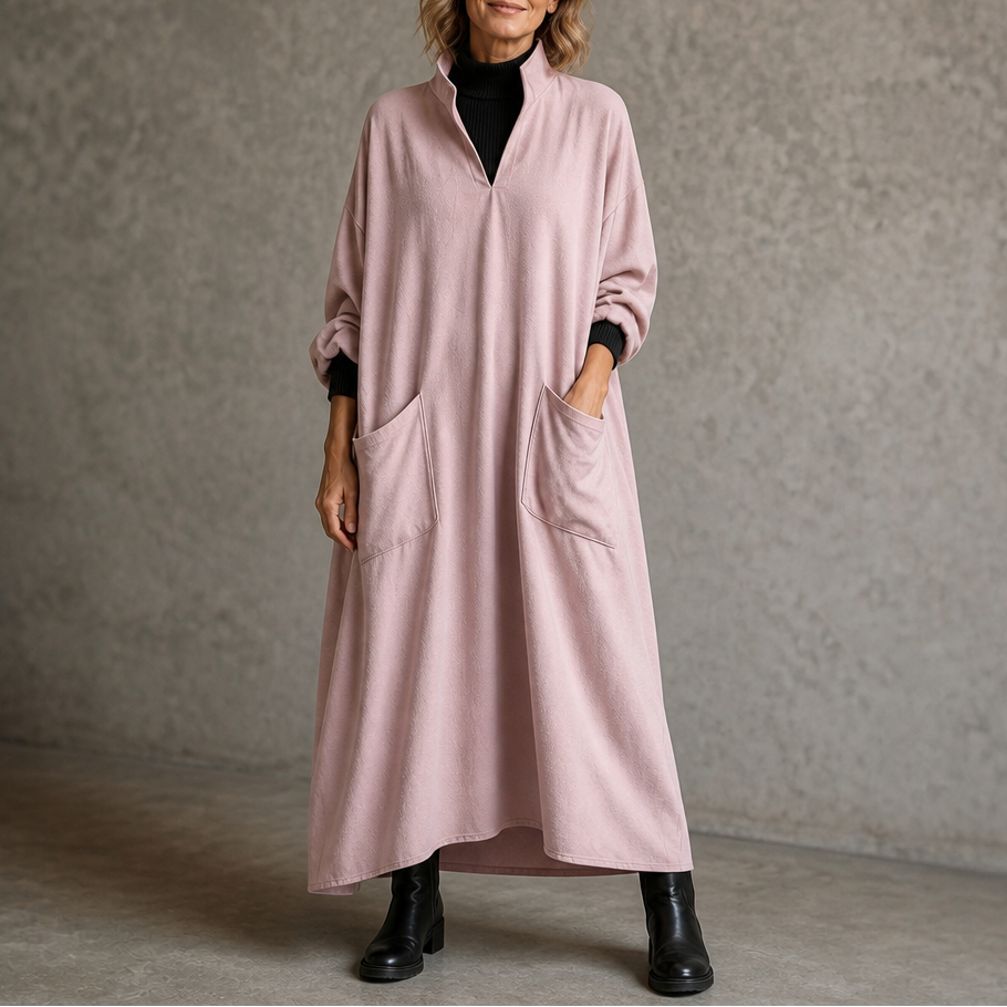 Wearbella – Cocoon Taper Mock Neck Dress