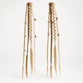 Wildera – Boho Beaded Clip-In Braid Extensions with Charms