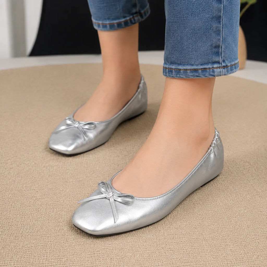 Belluna – Foldable Ballet Flats with Matching Travel Pouch