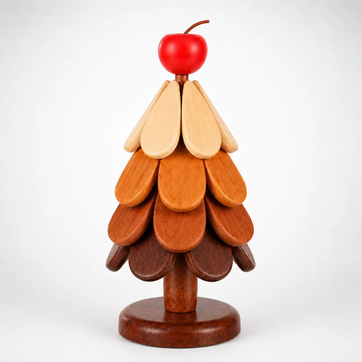 Pinecrest – Wooden Christmas Tree Trivet Set with Gravity-Fold Feathers