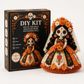 Stitch & Story – Day of the Dead Patchwork Doll DIY Craft Kit for Beginners