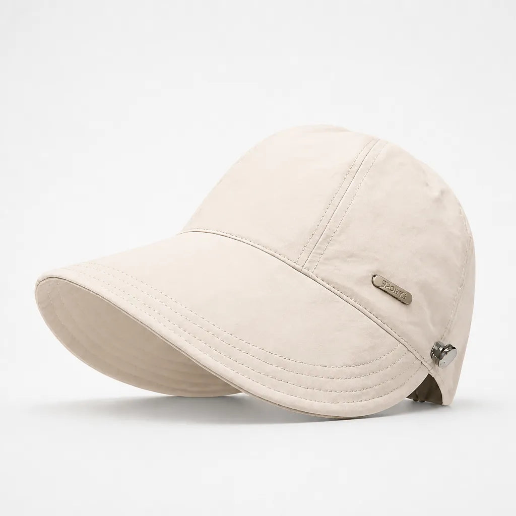 Solera – Wide-Brim Foldable Sun Hat with UPF 50+ Protection and Adjustable Back Strap