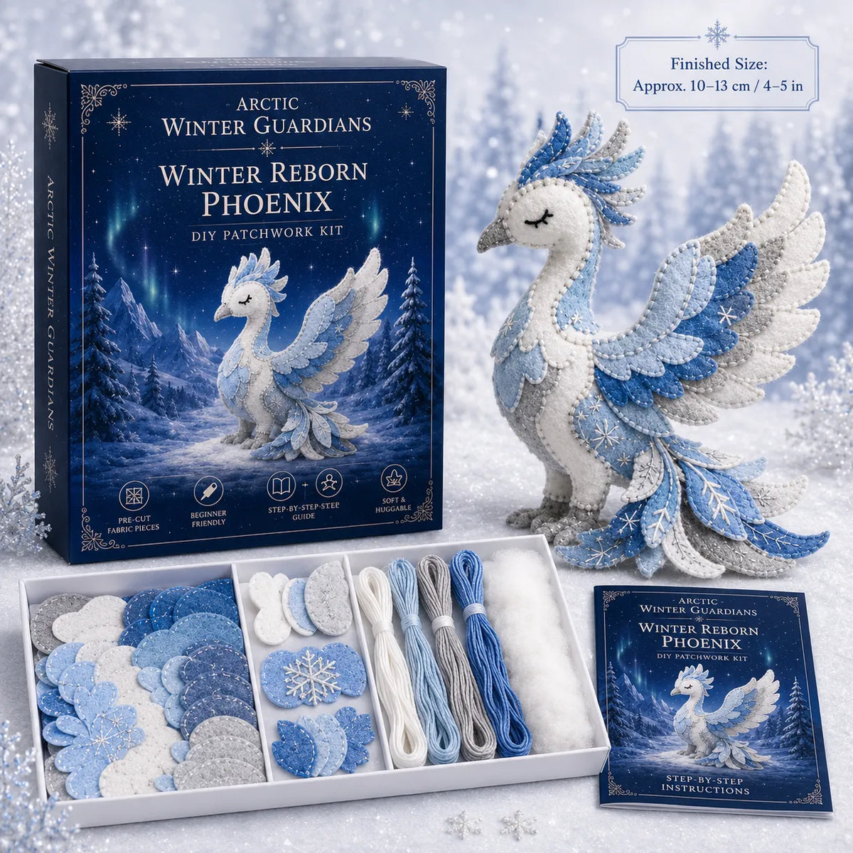 Stitchling – Winter Guardian DIY Felt Sewing Kit for Beginners