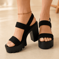 Veluna – Chunky Platform Heel Sandals
