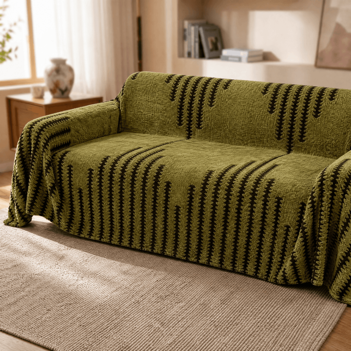 Velura - Non-Slip Plush Couch Cover