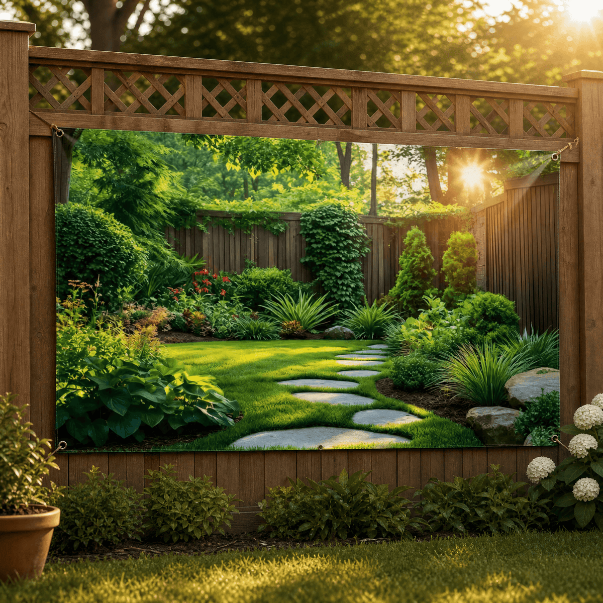 Verdara – Garden Backdrop Banner