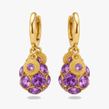Violetta – Romantic Amethyst Crystal Earrings for Her