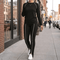 Vivara – Matching Long Sleeve Set with Contrast Piping