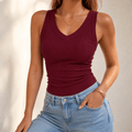 Wearbella – Women's Ribbed V-Neck Tank