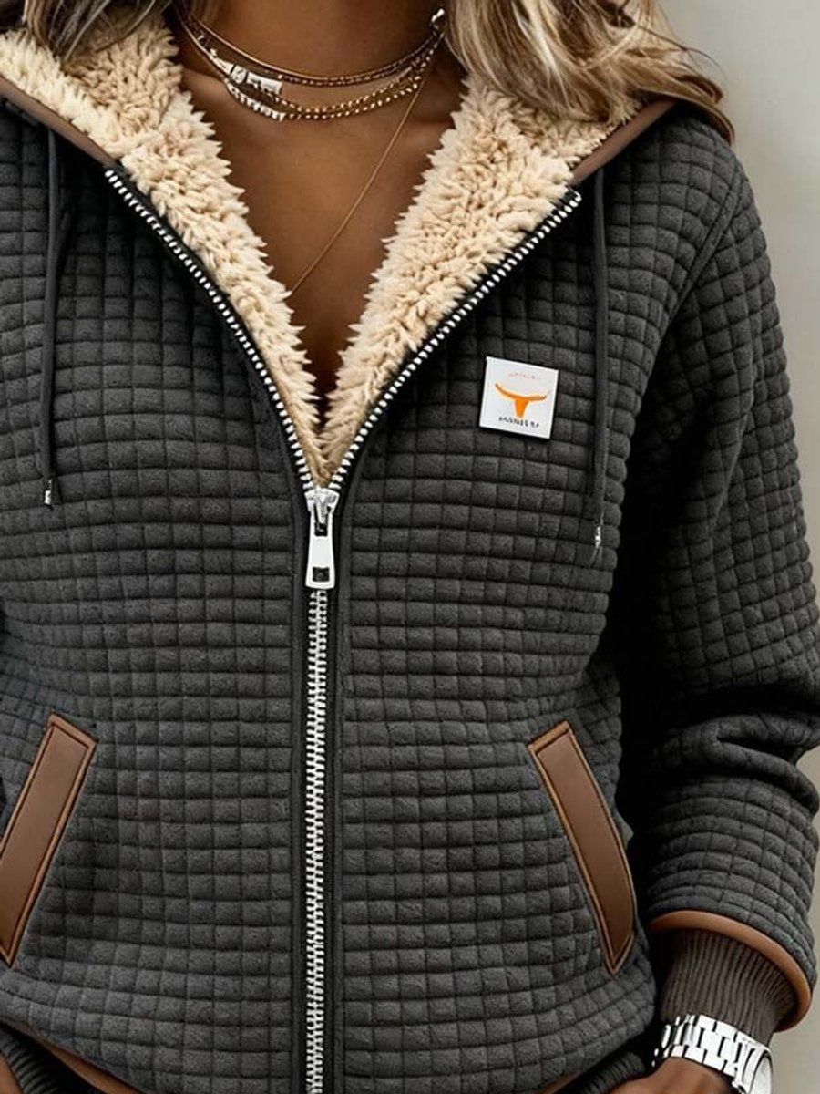 SILVANA™ | SHERPA-LINED QUILTED JACKET