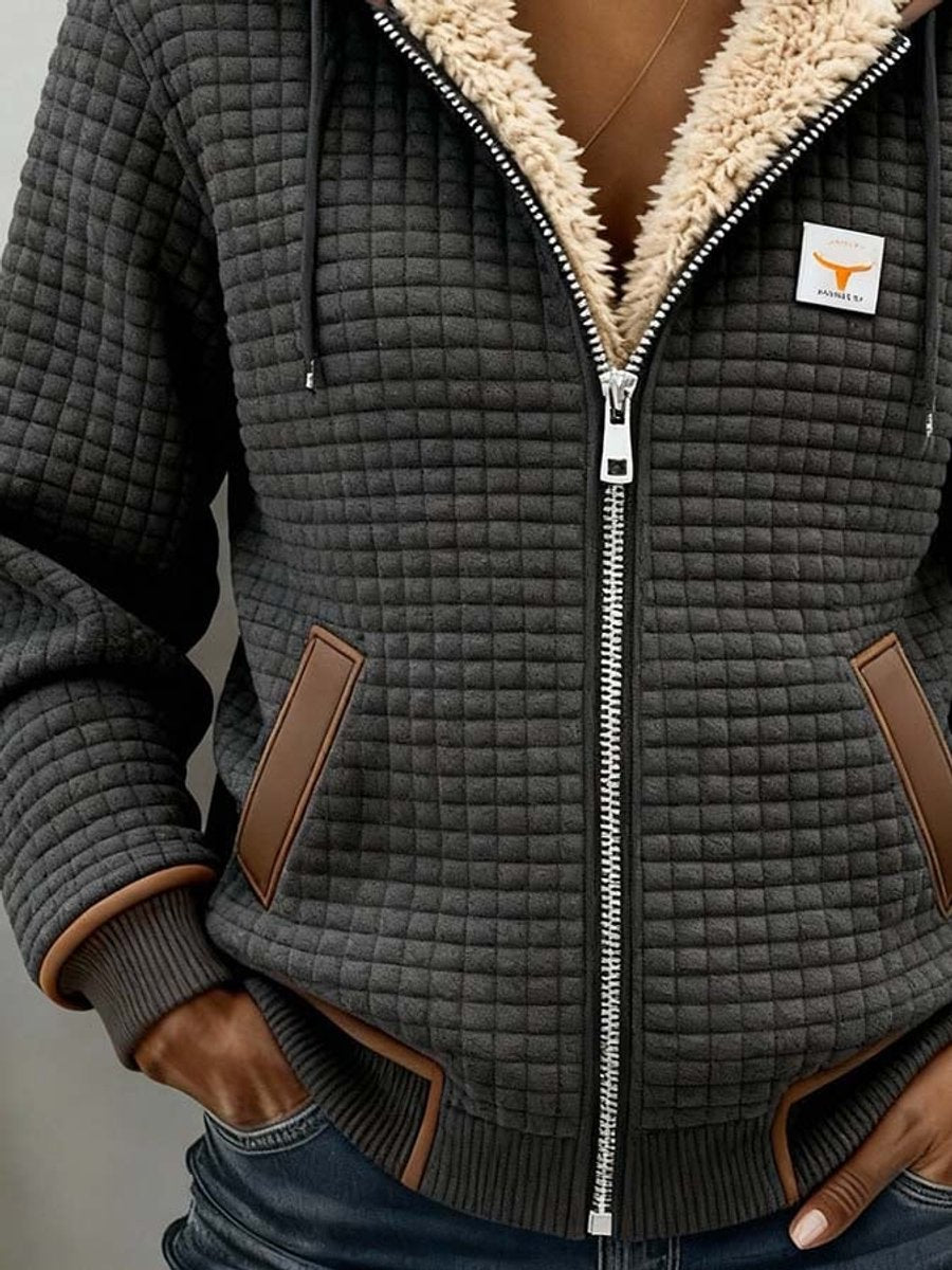 SILVANA™ | SHERPA-LINED QUILTED JACKET