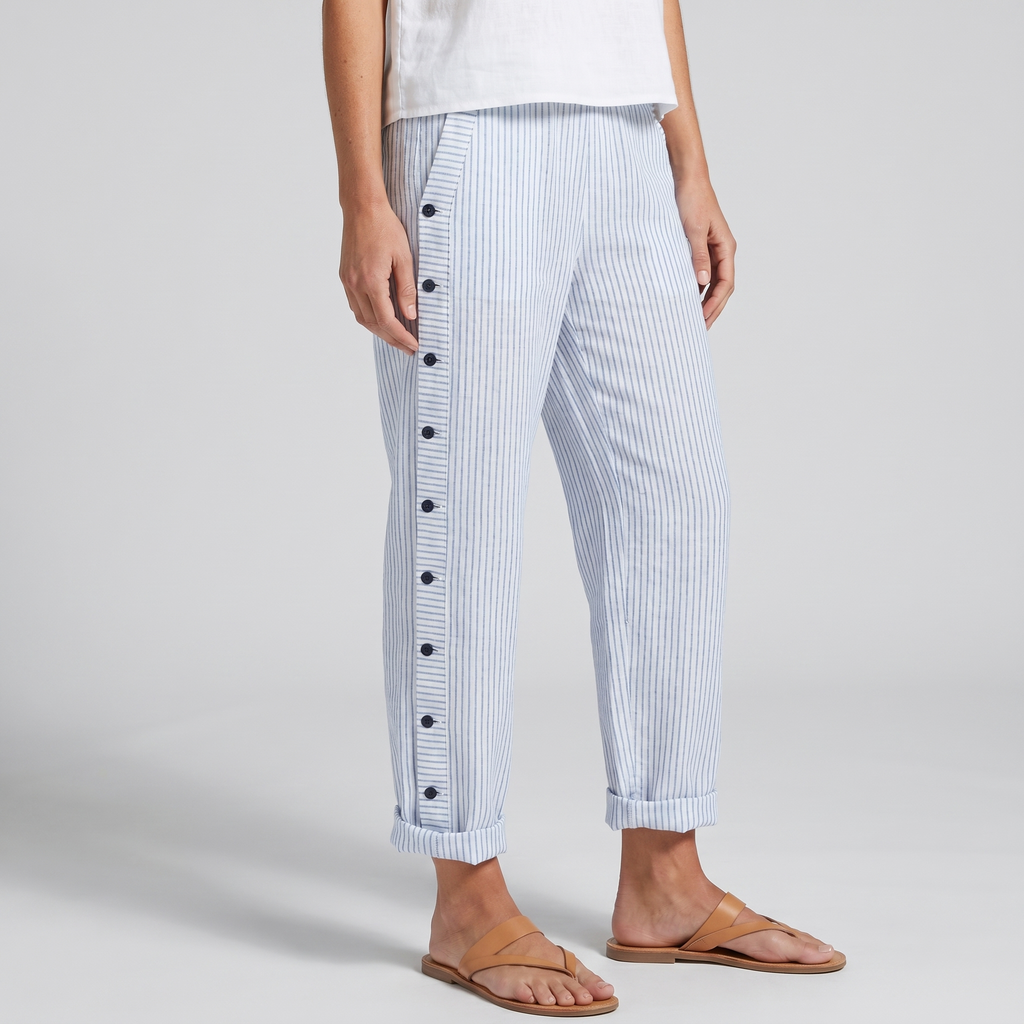 AVERY™ | STRIPED CASUAL TROUSERS