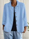 ZARA™ | COLLARED BUTTON-FRONT BLAZER